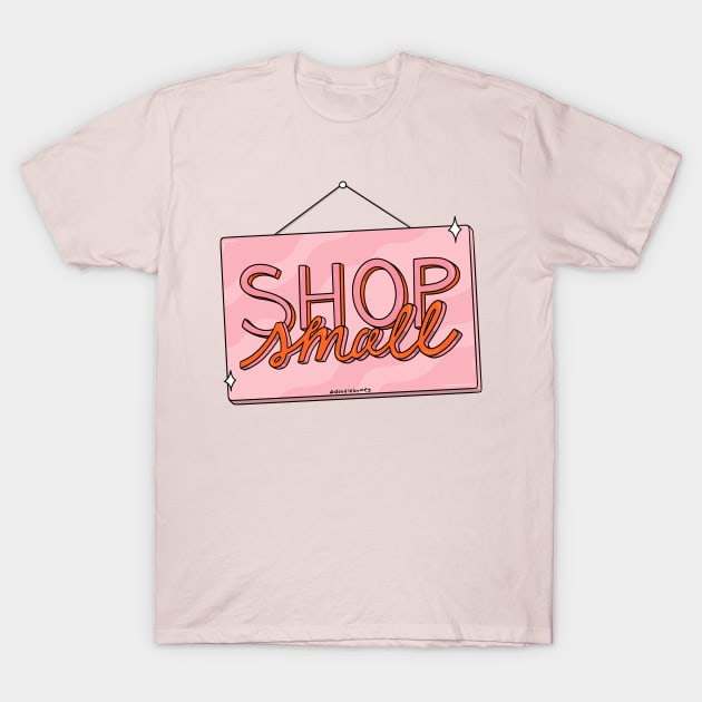 Shop Small T-Shirt by Doodle by Meg